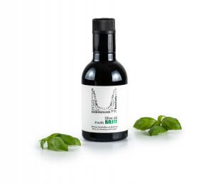 „Basilikum“-Olivenöl aus Kreta